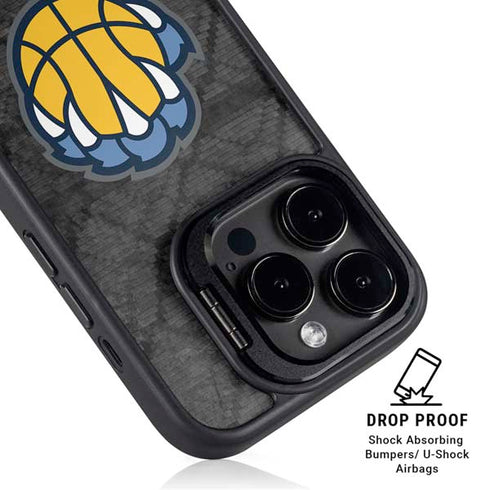 NBA Memphis Grizzlies Dark Rust iPhone 15 Pro Kickstand Case